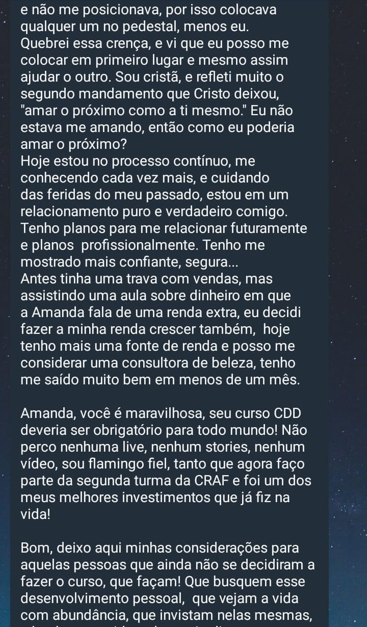 CDD FORTE 6 - DANIELE - FALA SOBRE MEDO, INSEGRUANÇA, SOBRE TRAVAS DEVIDO A MÃE CHAMAR SEMPRE DE EGOÍSTA PT2 1