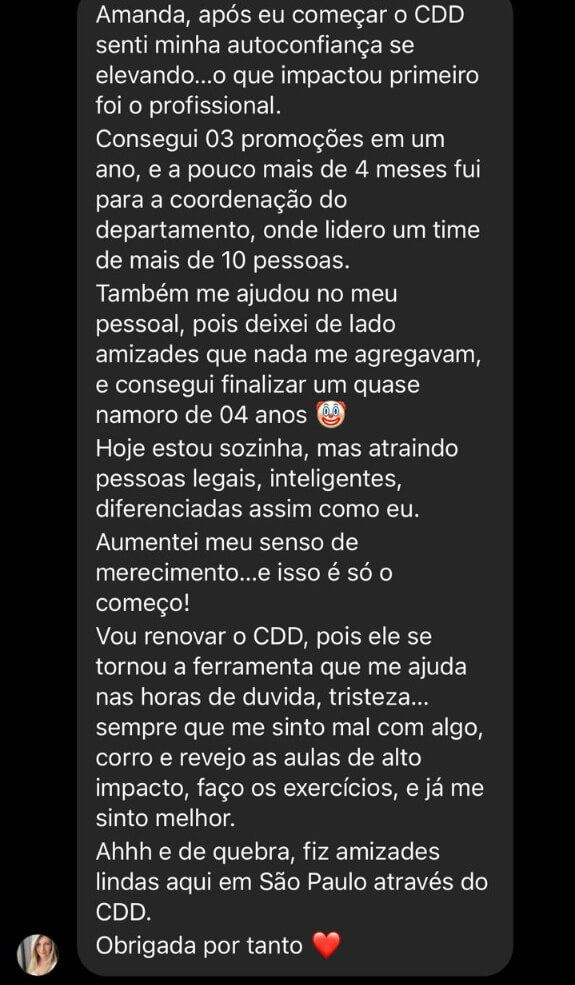 CDD - FORTE - VOU RENOVAR O CDD POIS ELE SE TORNOU A FERRAMENTA QUE ME AJUDA NAS HORAS DE DÚVIDA E TRISTEZA 1