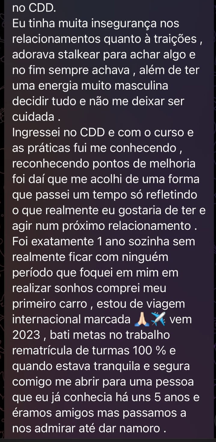 CDD FORTE - está se cuidando, vai viajar, sua vida mudou 1