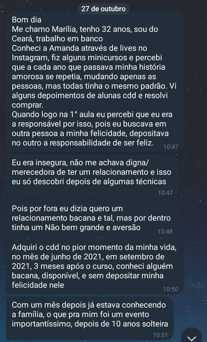CPL CDD FORTE 5 - MARÍLIA SOLTEIRA HÁ 10 ANOS, FALA SOBRE O CICLO DE REPETIÇÃO PT1 1